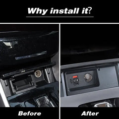 Honda Accord 9. Generation 2013-2019 USB & USB-C Hurtigoplader til Cigarettænder