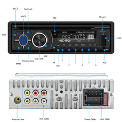1 DIN -autoradio sisäänrakennetulla CD-soittimella, Bluetoothilla, FM/AM-radiolla, USB:llä, SD:llä ja AUX-liitännällä 