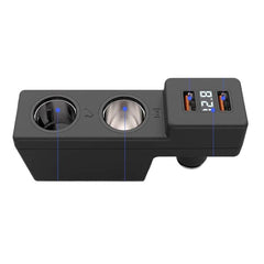 Volkswagen Golf 7 2012-2020 USB Oplader og 12V Splitter til Cigarettænder med QC3.0 Hurtigopladning