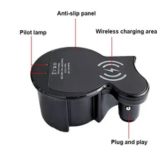 Audi A8 2011-2024 Trådløs Mobiloplader med 15W hurtigopladning