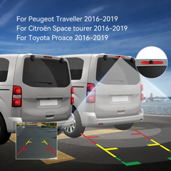 Peruutuskamera Peugeot / Citroën / Toyota (2016–2019) 