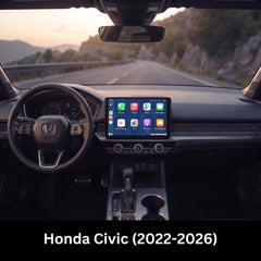 Honda Civic 2022-2026 - 10,1" radio, Apple CarPlay ja Android Auto 