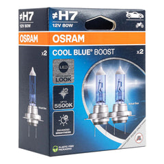 Osram H7 Cool Blue Boost -halogeenipolttimot 12 V 80 W PX26d-kannalla