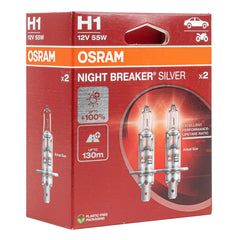 Osram H1 NIGHT BREAKER SILVER -halogeenipolttimo 12 V 55 W