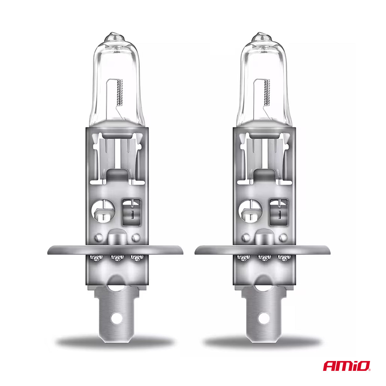 Pakkaus, jossa 2 x Osram H1 NIGHT BREAKER SILVER -halogeenipolttimoa