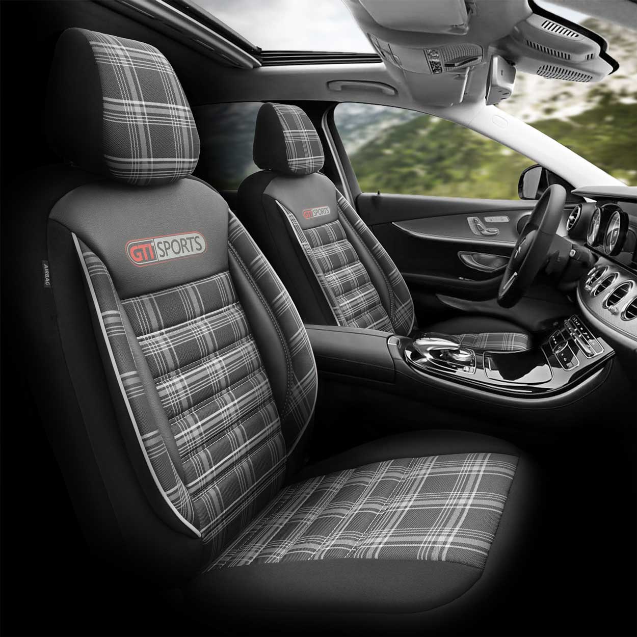 Auton istuinsuojat GTI SPORT 807 -designilla