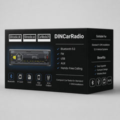 Yhdistä 1-DIN Bluetooth 5.0 -autoradioon, jossa on FM, USB, AUX ja handsfree 