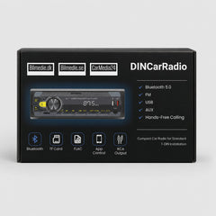 Yhdistä 1-DIN Bluetooth 5.0 -autoradioon, jossa on FM, USB, AUX ja handsfree 