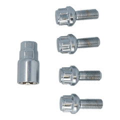 Carpoint lukittavat pyöränpultit M12x1,5x26mm C-kuulakanta 