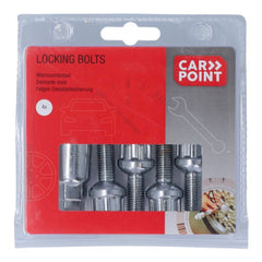 Carpoint lukittavat pyöränpultit M12x1,5x26mm C-kuulakanta 