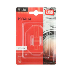 Carpoint. Premium-autolamput 12V W1,2W, 2 kpl. 