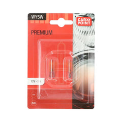 Carpoint Premium-autolamput 12V WY5W 2 kpl. 