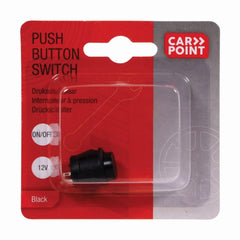 Carpoint-painokytkin, musta, 12 V, 20 A 