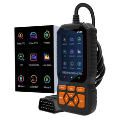OBD2 V520 fejlkodelæser – diagnoseværktøj med live data & I/M test