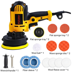 700W epäkeskokiillotuskone 5" – säädettävä nopeus 0–3600 RPM 