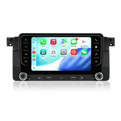 BMW E46 - 7" autoradio (2026-malli) Apple CarPlaylla ja Android Autolla 