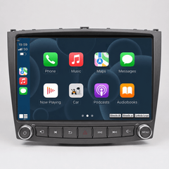 Lexus IS250 2006-2012 - 10,1" soitin Apple CarPlaylla ja Android Autolla 