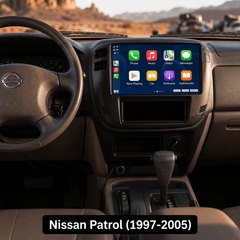 Nissan Patrol 1997-2005 - 9" autoradio Apple CarPlaylla ja Android Autolla 