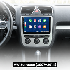 VW Scirocco 2008-2014 - 9" radio, jossa Apple CarPlay ja Android Auto 