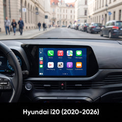 Hyundai i20 2020-2026 - 10,1" radio, jossa Apple CarPlay ja Android Auto 
