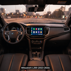 Mitsubishi L200 2023-2026 - 10,1" soitin Apple CarPlaylla ja Android Autolla 