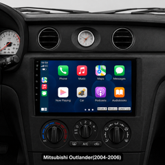 Mitsubishi Outlander 2004-2006 - 9" autoradio, jossa Apple CarPlay ja Android Auto 