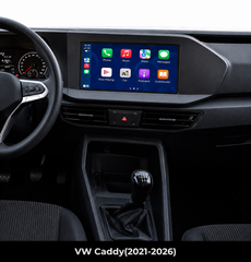 VW Caddy 2021-2026 - 9" autoradio Apple CarPlaylla ja Android Autolla 