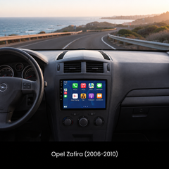 Opel Zafira 2006-2010 - 9" radio, jossa Apple CarPlay ja Android Auto 