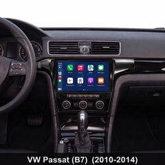 VW Passat (B7) 2010-2014 - 10,1" soitin Apple CarPlaylla ja Android Autolla 