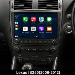 Lexus IS250 2006-2012 - 10,1" soitin Apple CarPlaylla ja Android Autolla 