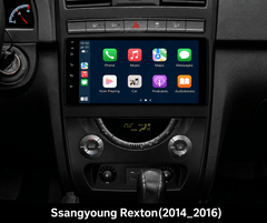 SsangYong Rexton 2014-2016 - 9" radio, jossa Apple CarPlay ja Android Auto 