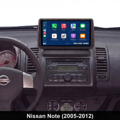 Nissan Note 2005-2012 - 9" radio, jossa Apple CarPlay ja Android Auto 