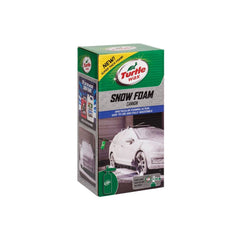 Turtle Wax Snow Foam-kanon packaging showcasing the product with thick foam application for car cleaning.