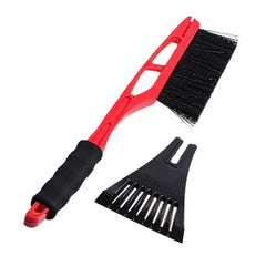 Jäänraappa ja lumiharja autoon – 43 cm punainen 