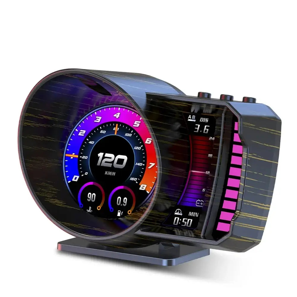 3,5" Head-Up Display (HUD) autoon – digitaalinen nopeusmittari OBD2:lla 