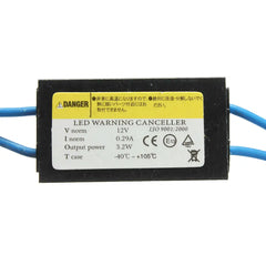 12V LED Canbus Decoder – T10 / W5W / 501 OBD -vikakoodin poistaja ja kuormitusvastus 