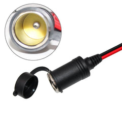 4 metrin tupakansytyttimen jatkojohto 12V/24V – auton virtakaapeli 15A sulakkeella 
