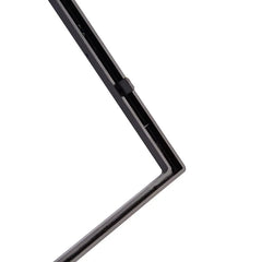 2 DIN asennuskehys autoradiolle – yleismallinen musta kehys 188 x 166 mm 