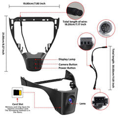4K piilokojeautokamera VW ID.3 / ID.4 & Audi Q4 e-tron 2021-2025 – Plug & Play 