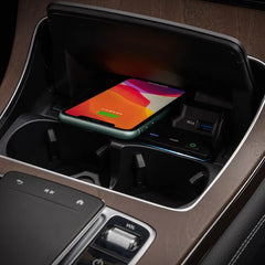 Mercedes-Benz C W205/GLC X253 langaton puhelinlaturi 15W ambient-valaistuksella 