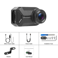 Moottoripyörän kojelautakamera IP66 – vedenpitävä Full HD DVR 
