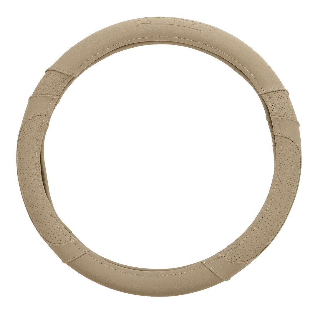 Beige rattisuojus ohjauspyörälle, jonka halkaisija on 36,8–39,4 cm